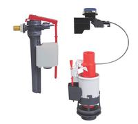 Wirquin 10723884 Mécanisme WC Touchless Robinet Flotteur Jollyfill Chromé | Double Chasse, détection infrarouge, 100% hygiénique, robinet alimentation latérale, économie d'eau, fabriqué en France