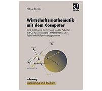 Wirtschaftsmathematik Mit Dem Computer