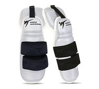 WIRUN Taekwondo Protège-tibias pour avant-bras, coude, bras, arts martiaux, kickboxing, karaté, sparring, muay thi, entraînement, gym, école, académie pour homme, femme, etc