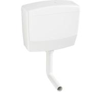 WISA 8050421930 Mounted Cistern Low Hanging White AP 370 Cisters à montage sur surface basse suspension, blanc