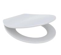 WISA AquariusS Lunette de toilette universelle Softclose, fermeture rapide, Duroplast résistant aux rayures et à l'usure, fixation Topfix, Slimline