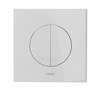 Wisa Excellent XS Plaque de commande double chasse pour bâti de WC Excellent XS - Blanc