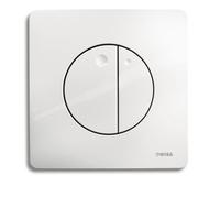 Wisa Gaia panneau de commande dualflush DF blanc 8050417001