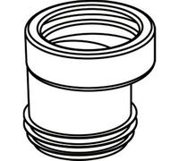 Wisa Nks collier d'évacuation des toilettes l12cm plastique blanc 7000119915