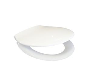 WISA Siège de toilette WISA Mars S Conception robuste et de haute qualité avec mécanisme de fermeture en douceur et charnières en acier inoxydable