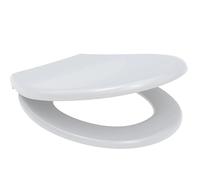 WISA (une marque de Fluidmaster) Libra Siège de toilette universel, fermeture rapide - Confort et nettoyage facile, système d'abaissement automatique, fixation murale, WC monté au sol et WC suspendu