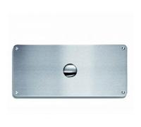 Wisa Vandalissimo plaque de commande incluant mécanisme pneumatique de chasse 42x19cm pour élément WC pneumatique avec fixation Torx inox 8050421107