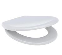 WISA VirgoS Siège de toilette universel, SoftClose, fermeture rapide, Duroplast, toilettes murales et sur pied, charnières réglables