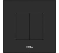 Wisa XS Plaque de commande Delos DF KS noir mat 8051405038