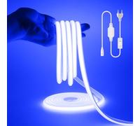 Wisada 18m COB Bande LED Néon 220 V,288 LEDs/m Bandes à LED Flexible Lumineuse Néon Haute Densité Super Lumineuse,Bande Lumineuse Silicone IP85 Etanche pour DIY Chambre,Cuisine,Maison Décoration