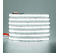 Wisada Bande LED COB 24V, 320 LEDs/m, IP68 étanche, Bande LED Flexible pour Décoration de Toit Salon Cuisine (Lumière blanche (6000-6500K), 10M)