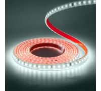 Wisada Bande lumineuse LED 220V SMD 2835, 120 LED/m, étanche IP65, bande lumineuse flexible pour lanterneaux de toit, salon, cuisine, décoration (Lumière blanche (6000-6500K), 1M)