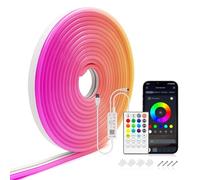 Wisada Bande lumineuse LED 5V RGBCCT, synchronisation musicale, couleur fantôme, avec télécommande et application, néons RVB à changement de couleur pour décoration de fête (4M)