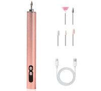 Wisada Lime Électrique Portable pour Ongles, 6 Têtes et Écran LCD, Rechargeable USB, 6 Modes, Design Ergonomique, pour Manucure Faites-Vous-Même Professionnelle et Soins des Ongles