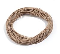 Wisafory 1 mm x 100 yards - Élastique - Fil élastique - Fil de perles arc-en-ciel - Fil pour bijoux - Pour bricolage, bricolage, bracelets, colliers, fabrication de bijoux - Marron clair