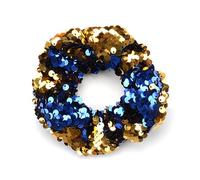 Wisafory Chouchou à paillettes multicolores - Chouchous - Élastiques pour cheveux - Anneaux - Tendances - Support de queue de cheval - Pour femmes et filles - 1#