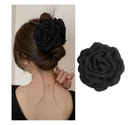 Wisafory Grande pince à cheveux rose - Pince à cheveux multicolore - Broche à cheveux - Broche fleur - Accessoires de cheveux pour filles et femmes - Pour fête, Halloween, carnaval, mascarade, mariage