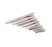 Wisafory Lot de 100 pinces à cheveux crocodile en métal - Pinces à cheveux alligator - Bec de canard - Pinces à cheveux crocodiles - Accessoires de bricolage pour femmes et filles - Accessoires de