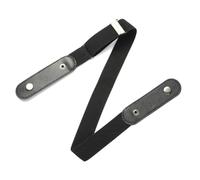 Wisafory Lot de 2 ceintures élastiques sans boucle - Ceinture élastique invisible réglable - Ceinture sans boucle - Unisexe - Ceinture abdominale pour jeans - Robe noire