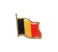 Wisafory Lot de 20 broches en métal avec drapeau national pour vêtements et sacs, taille unique, Métal