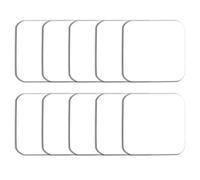 Wisafory Lot de 20 plaques en verre acrylique - Plaques acryliques - Rondelles en plexiglas - Plaque en plastique transparent - Carré - Pour projets de bricolage - Cadre photo - 10 x 10 x 0,2 cm