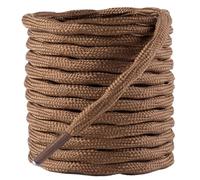 Wisafory Lot de 4 paires de lacets ronds de rechange, résistants à la déchirure, pour chaussures de travail, de randonnée, de sport, d'extérieur, marron clair, 71 inch【180cm】
