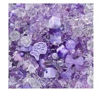 Wisafory Perles acryliques - Différentes perles de bonbon - Perles pastel pour la fabrication de bracelets - Nœud floral - Perles colorées - Breloques mignonnes pour colliers, bracelets, chaînes de