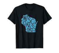 Wisconsin États-Unis État Amérique T-Shirt