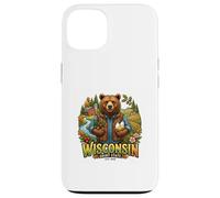 Wisconsin Farm Bear Campagne Nature Harvest Coque pour iPhone 13