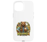 Wisconsin Farm Bear Campagne Nature Harvest Coque pour iPhone 15