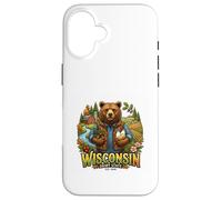 Wisconsin Farm Bear Campagne Nature Harvest Coque pour iPhone 16