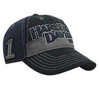 Wisconsin Harley-Davidson Baseball pour Homme, Bleu, Taille Unique