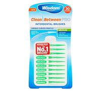 Wisdom Clean Between Pro Lot de 30 pinceaux interdentaires Taille M