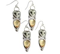 Wisdom in Every Detail-Handcrafted Owl Earrings, Vintage Barn Owl Dangle, Fashion Unique Boho Owls Women Stud for Christmas Fall Nature Lovers Gift