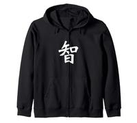 Wisdom Kanji/Calligraphie Japonaise Chinoise Sweat à Capuche