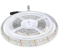 wisdom line Bande LED SMD 5050, Blanc Naturel 4000K, Étanche, 5 Mètres, 11W, 12V, Flexible avec Revêtement Silicone, Installation Facile