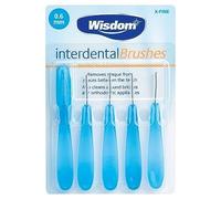 Wisdom Lot de 5 brosses à dents interdentaires extra-fines 0,6 mm