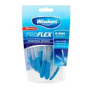 Wisdom Pro Flex Lot de 25 brossettes interdentaires Bleu 0,60 mm