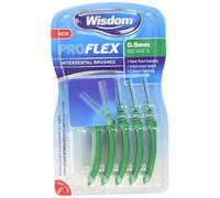 Wisdom Proflex Lot de 4 brossettes interdentaires 0,80 mm Vert