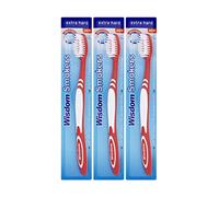 Wisdom Smokers Lot de 3 brosses à dents Extra dur