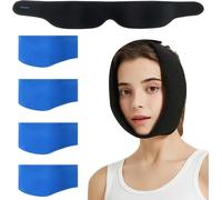 Wisdom Teeth Ice Pack 4 Packs Of Reusable Hot And Cold Gel-For Tms,Jaw,Chin,Mouth And Face,Pain Relief After Surgery