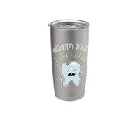 Wisdom Tooth Dentiste-Assistant Praxis Dental-Hygiène Dentiste Gobelet isotherme en acier inoxydable double paroi