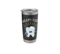 Wisdom Tooth Dentiste-Assistant Praxis Dental-Hygiène Dentiste Gobelet isotherme en acier inoxydable double paroi