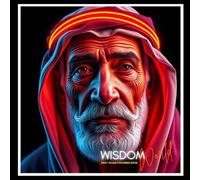 Wisdom World: Grayscale coloring book with wisdom facial reflection portrait drawings from all around the world
