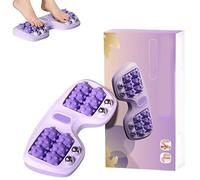 Wisdomshop Portable Dual Foot Massage Roller, 2025 Upgrade Portable Dual Foot Massage Roller, Stress Relief and Improved Circulation, for Home and Office Use (Purple,S)