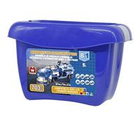 Wise Block W Jeu de Construction - 8 in 1 Police Command Bucket Value Set 703 Piece Kit,Jouet Enfant 5 6 7 8 9 10 11 12+ Ans Garcon Fille