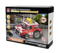 Wise Block W Petits Blocs constructibles Véhicule d'urgence télécommandé Jouets de Construction STEM pour Les Enfants de 8+ (321 pièces), Rouge