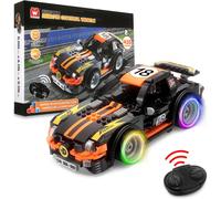 Wise Block W Voiture De Sport Électrique, Voiture De Course Pour Garçon Et Fille, Modèle De Voiture De Construction Avec 435 Pcs
