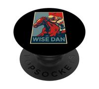 Wise Dan Horse, Courses de Chevaux, Wise Dan, Del Mar, Santa Anita PopSockets PopGrip Adhésif