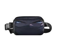 Wise Men Sac banane tendance pour femmes, hommes, adolescents, sac à bandoulière résistant à l'eau avec sangle réglable pour le shopping, le sport, le travail, Poisson de combat esthétique, 1 size